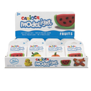 PASTA MODEL LIGHT - TEMA FRUTTA - CARIOCA - EXPO 16 POT 30GR 89324