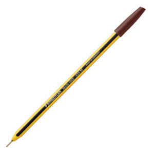 PENNA A SFERA NORIS STICK - PUNTA 1,0MM - MARRONE - STAEDTLER - CONF. 10 PEZZI 89175