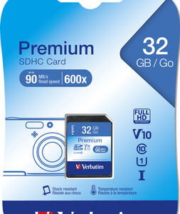 VERBATIM - SCHEDA SDHC CLASSE 10 (MIN 10MB/SEC) - 43963 - 32GB VERB43963