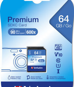 VERTBATIM - SCHEDA SDHC PREMIUM SDXC CLASS 10/UHS-1 - 44025 - 128GB VERB44025