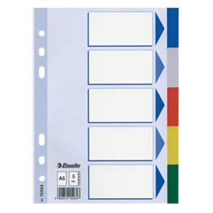 INTERCALARE PVC 5T.A5 Col ESSELTE 15264 45649