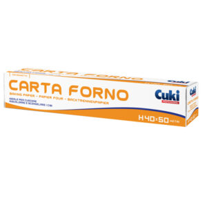 ROTOLO CARTA FORNO - 400 MM X 50 MT - CUKI PROFESSIONAL 90016