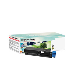 STARLINE - TONER RICOSTRUITO - PER OKI - NERO - 45807111 - 12.000 PAG STLOB432