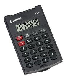 CANON - CALCOLATRICE - TASCABILE - AS8HB CANAS8HB