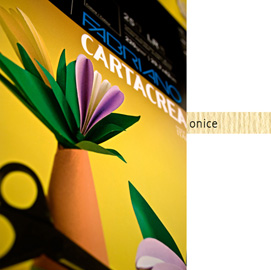 CARTONCINO CARTACREA - 35X50CM - 220GR - ONICE 117 - FABRIANO - BLISTER 10 FOGLI 37242
