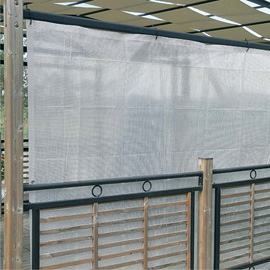 TELO OCCHIELLATO - PER COPERTURE - 3 X 3 M - PE/RAFIA - BIANCO - VERDEMAX 99325