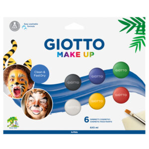 OMBRETTI MAKE UP COLORI CLASSICI - CREMOSI - GIOTTO - CONF. 6 COLORI 88325