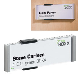 TARGA PER PORTE-PARETI INFO SIGN - 14,9X5,3 CM - DURABLE 61387
