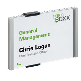 TARGA PER PORTE-PARETI INFO SIGN - 14,9X10,6 CM - DURABLE 61388