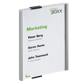 TARGA PER PORTE-PARETI INFO SIGN - 14,9X21,1 CM - DURABLE 61389