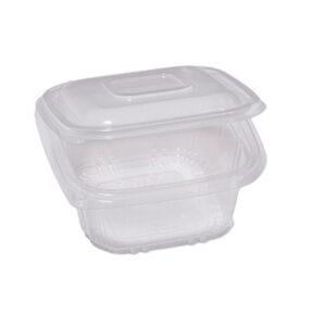 CONTENITORI IN PP - CON COPERCHIO INCERNIERATO - 12 X 12 X 5,5 CM - CUKI PROFESSIONAL - PACK 50 PEZZI 90551