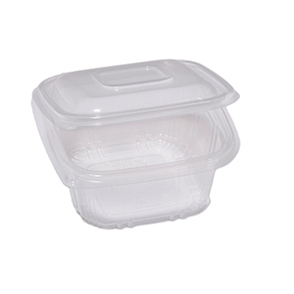 CONTENITORI IN PP - CON COPERCHIO INCERNIERATO - 12 X 12 X 5,5 CM - CUKI PROFESSIONAL - PACK 50 PEZZI 90551