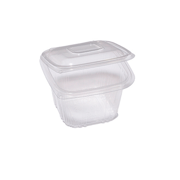CONTENITORI IN PP - CON COPERCHIO INCERNIERATO - 12 X 12 X 7,5 CM - CUKI PROFESSIONAL - PACK 50 PEZZI 93193