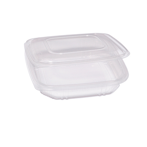 CONTENITORI IN PP - CON COPERCHIO INCERNIERATO - 21,5 X 21,5 X 3,4 CM - CUKI PROFESSIONAL - PACK 50 PEZZI 93194