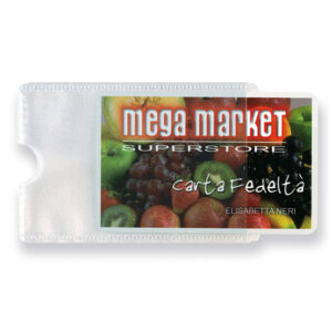 BUSTA PORTA CARD - 5,8X8,7 CM - 1 TASCA - COLORI ASSORTITI - SEI ROTA 89444