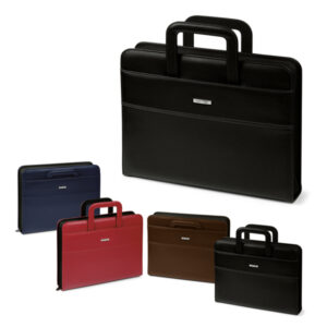 PORTABLOCCO - SIMILPELLE - C-ANELLI - BLU - 28,5X36 CM - NIJI 60399