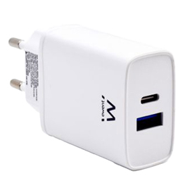 CARICABATTERIE - PER SMARTPHONE E TABLET - 2 PORTE USB - EMINENT 93728
