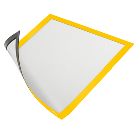 CORNICE DURAFRAME MAGNETIC - A4 - 21 X 29,7 CM - GIALLO - DURABLE 100516