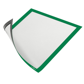 CORNICE DURAFRAME MAGNETIC - A4 - 21 X 29,7 CM - VERDE - DURABLE 100517