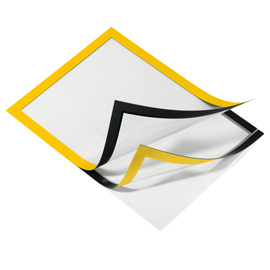 CORNICE ESPOSITIVA DURAFRAME  - A4 - 21 X 29,7 CM - GIALLO - DURABLE 100515
