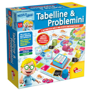 PICCOLO GENIO TS TABELLINE E PROBLEMINI LISCIANI 77830