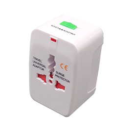 ADATTATORE DA VIAGGIO UNIVERSALE - BIANCO - MKC MELCHIONI 98110