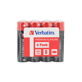 VERBATIM 4 PILE AA ALKALINE STILO VERB49501
