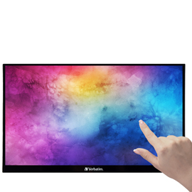VERBATIM MONITOR PORTATILE 15'' TOUCHSCREEN FULL HD 1080P VERB49592