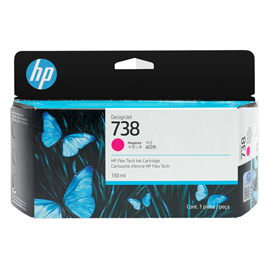 HP CARTUCCIA INK DESIGNJET 738 MAGENTA -130ML HP498N6A