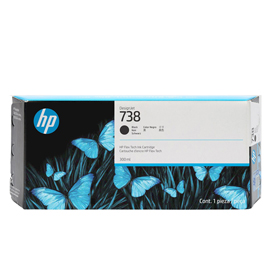 HP ORIGINALE - CARTUCCIA INK DESIGNJET 738 - NERO - 498N8A - 300ML HP498N8A
