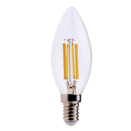 LAMPADA - LED - CANDELA - 6W - E14 - 3000K - LUCE BIANCA CALDA - MKC 93618