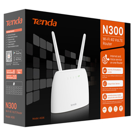 ROUTER N 300 VOLTE - WIFI LTE 4G - TENDA 93599