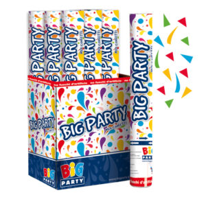 SPARACORIANDOLI CANNON - COLORI ASSORTITI - 8MT - BIG PARTY 85941