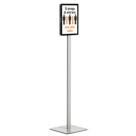 ESPOSITORE INFO STAND BASIC - DA PAVIMENTO - A4 - DURABLE 94844