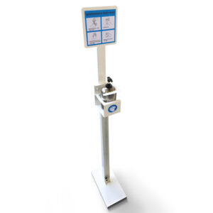 PIANTANA DA TERRA PORTA DISPENSER DA 500ML - MAX D 80MM - METALPLUS 90400