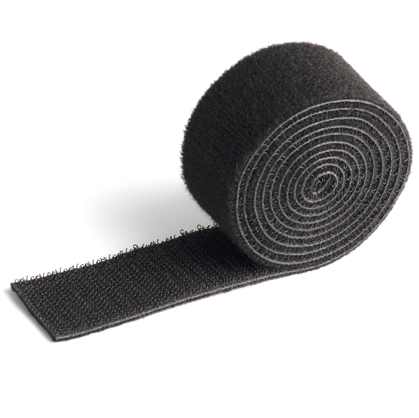 MIX NASTRO FERMACAVI CAVOLINE A STRAPPO - NERO - DURABLE 88877