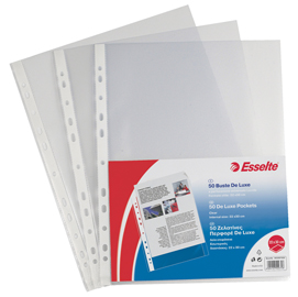 BUSTE FORATE F.U. 22X30 LUCIDA -Office 50PZ. ESSELTE 45791