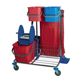 CARRELLO STAR 2 - IN FERRO CROMATO - 82 X 71 X H105 CM - TAXON 95310