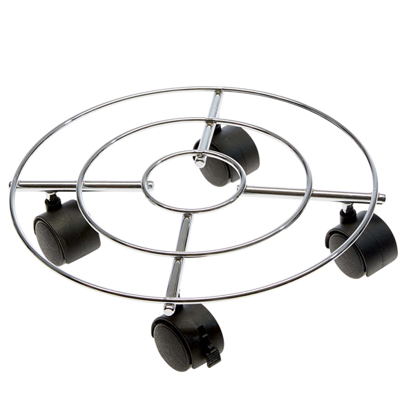 TROLLEY PORTAVASO IN ACCIAIO - D 30 CM - VERDEMAX 91935
