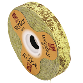 ROTOLO NASTRO WOODLY - CORTECCIA-VERDE CHIARO - 24MM X 100MT - BOLIS 82339