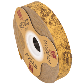 ROTOLO NASTRO WOODLY - CORTECCIA-MARRONE CHIARO - 24MM X 100MT - BOLIS 82340