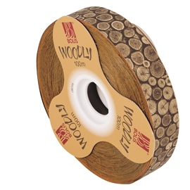 ROTOLO NASTRO WOODLY - TRONCHI - 24MM X 100MT - BOLIS 82344