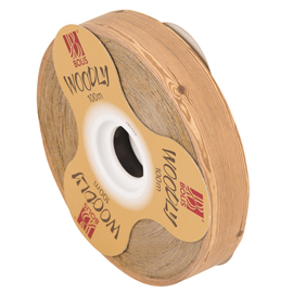 ROTOLO NASTRO WOODLY - LEGNO GOFFRATO - 24MM X 100MT - BOLIS 82342