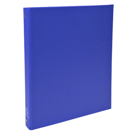 RACCOGLITORE FODERATO - PPL - 4 ANELLI TONDI 30 MM - DORSO 4CM - 22 X 30CM - BLU SCURO - EXACOMPTA 102337