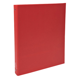RACCOGLITORE FODERATO - PPL - 4 ANELLI TONDI 30 MM - DORSO 4CM - 22 X 30CM - ROSSO - EXACOMPTA 102338