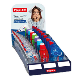 CORRETTORETIPP-EX - MODELLI ASSORTITI - BIC - EXPO 60 PEZZI 98785