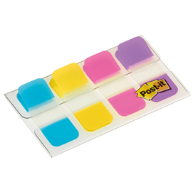SEGNAPAGINA POST IT  INDEX STRONG MINI - 676-AYPV-EU - 15,8 X 38 MM - COLORI VIVACI - POST IT  - CONF. 40 PEZZI 77394