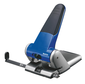PERFORATORE 5180 - PASSO 8 CM - MASSIMO 65 FOGLI - 2 FORI - BLU - LEITZ 49714