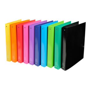 RACCOGLITORE IDERAMA A4 - 4 ANELLI DIAMETRO 30MM - 10 COLORI ASSORTITI - EXACOMPTA 89295