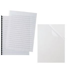 COPERTINE RILEGATURA VIDEO - A4 - R20 - 180 MICRON - NEUTRO TRASPARENTE - SEI ROTA - SCATOLA 100 PEZZI 45449
